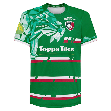 A green Leicester Tigers Home Jersey 23/24 by Samurai.