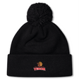 The Raleigh Venom Pom Pom Beanie by EMB Canterbury is a black fleece-lined hat with a pom-pom, featuring the CCC logo and "Venom" label. It's the perfect blend of style and warmth for chilly game days.