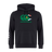 The Canterbury South Africa CCC Flag Club Hoodie by WRS Canterbury features a green, white, and yellow logo on the chest and a white design on the left sleeve.