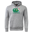 Gray Canterbury South Africa CCC Flag Club Hoodie by WRS Canterbury, showcasing a large front pocket and the iconic CCC logo on the chest.