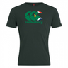 The WRS Canterbury South Africa CCC Flag Club T-Shirt features a soft cotton blend and the Canterbury Kiwi Logo with vibrant South African flag colors, perfect for any club member.