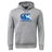 The Canterbury Scotland CCC Flag Club Hoodie by WRS Canterbury boasts a gray hooded design with a bold blue and white "canterbury" logo on the chest, complemented by unique sleeve branding.