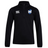 The EMB Canterbury Scotland Club Shield 1/4 Zip Training Top in black features a Scottish flag emblem on the chest, perfect for showcasing your pride with comfort and style.