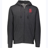 A St. Ignatius Rugby Fleece Full Zip Hoodie by WRS Augusta, perfect for fan wear.