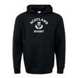 Nations of Rugby Scotland Rugby 60/40 Pullover Hoodie - black. (Brand: WRS Augusta)