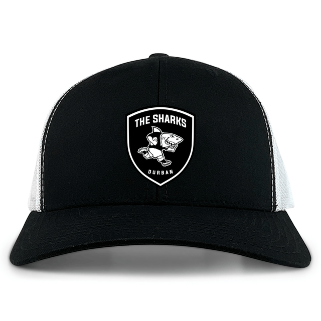 The EMB Alpha Broder Sharks Crest Retro Tucker Cap.