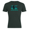 The Canterbury CCC Tartan Club Plain T-Shirt by WRS Canterbury features rugby pride with a dark green design, bold blue CCC logo, and "canterbury" text on the front.