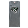 Gray Chicago Valkyries Tempo Vapodri singlet featuring a winged basketball logo on the upper left side by WRS Canterbury.