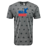 A USAR Five-Star Throwback Logo Tee from WRS LAT printed with the words USA Rugby.