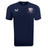 Navy blue USA Rugby Training Tee by Castore with short sleeves, showcasing the USA Rugby logo and the Castore emblem on the chest.