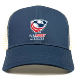 EMB Alpha Broder's USA Rugby Referees Eco Trucker Cap.