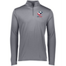 The men's gray USA Rugby 1/4 Zip Pullover, ideal for EMB Augusta, is made with wicking technology to keep you dry and comfortable during your active pursuits.