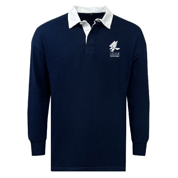 Falcon Youth Rugby Classic Long Sleeve Solid Rugby Jersey