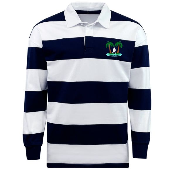 Twin Island Rugby Classic Long Sleeve Hooped Rugby Jersey