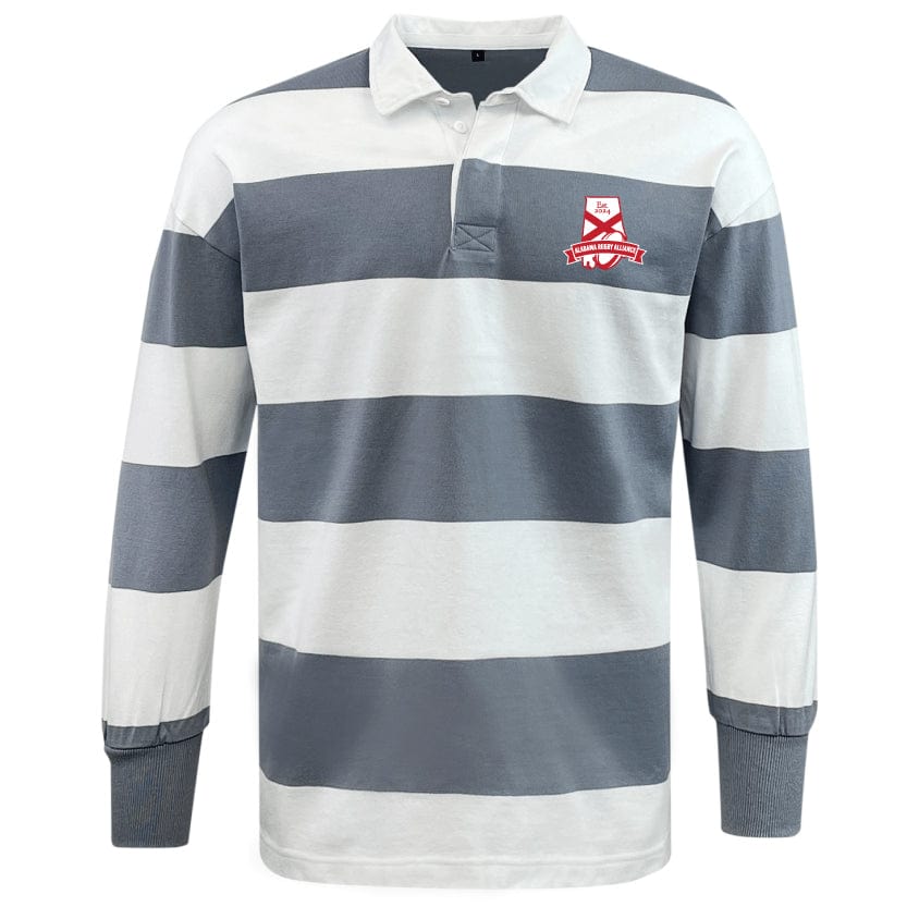 Alabama Rugby Alliance Classic Long Sleeve Hooped Rugby Jersey