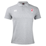 a Washington State Rugby Alumni Canterbury Waimak Rugby Polo with a red and white crest.