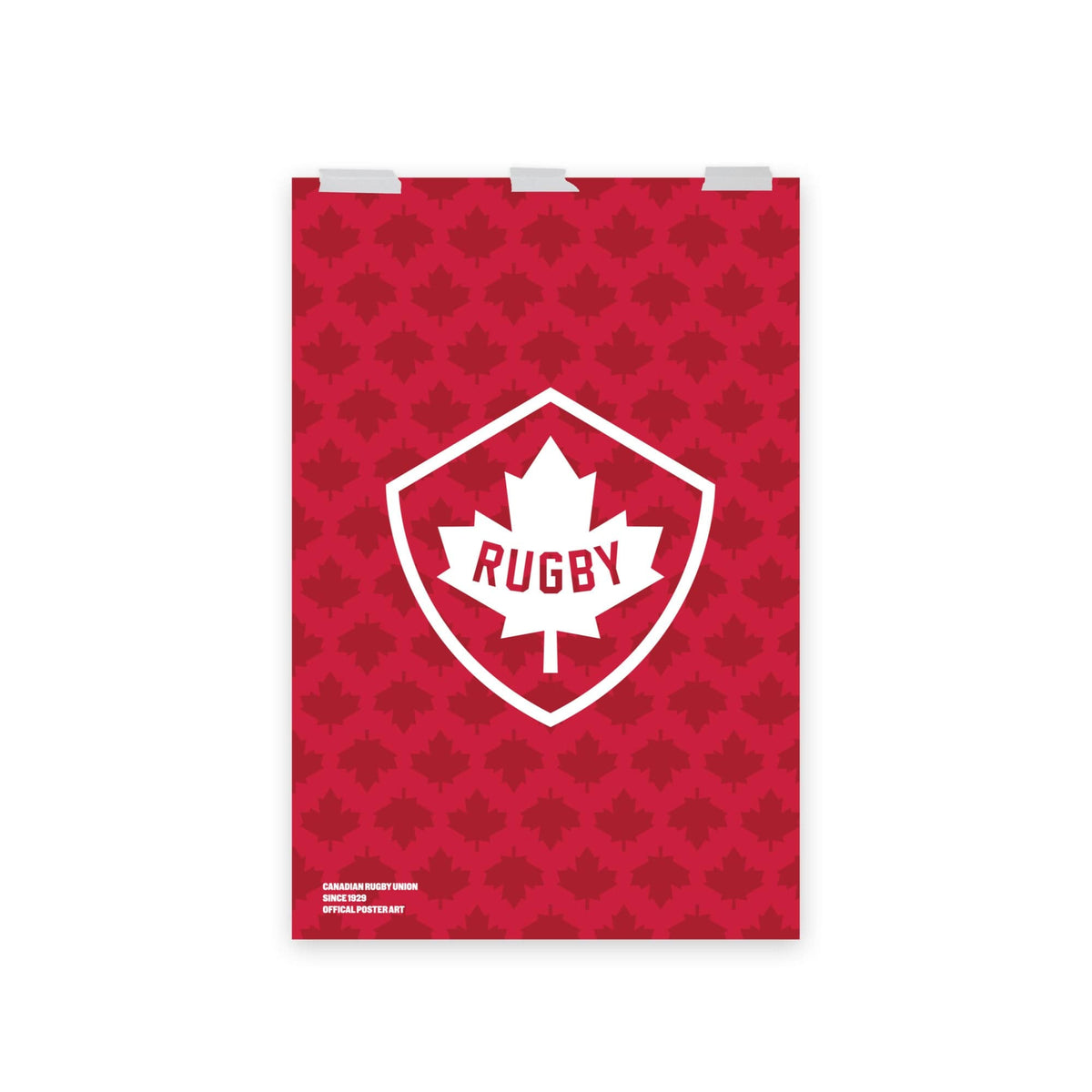 Rugby Canada Maple Leaf Poster World Rugby Shop