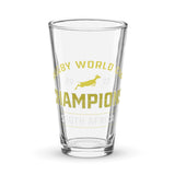 Celebrate the victory of South Africa, the RWC 23 Champions, with this sleek PF LIC Pint Glass - South Africa RWC 23 Champions.