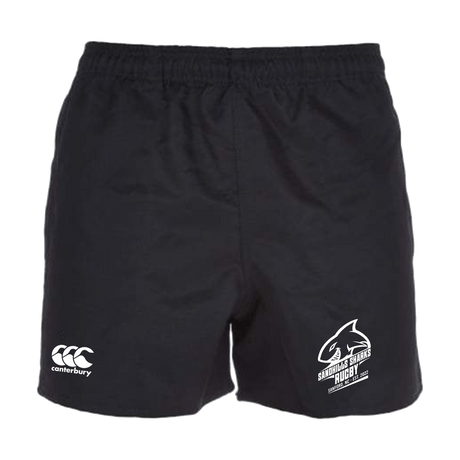 Sandhills Sharks Rugby WRS Canterbury Professional Polyester Rugby Short.