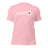 The Rugby Japan Cotton T-shirt by PF LIC is a pink cotton tee featuring a Japan Rugby design with "RUGBY JAPAN" and a Japanese flag graphic on the front.