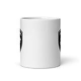 A white mug with a black shield depicting the Sharks.
Product Name: The Sharks Mug
Brand Name: PF LIC