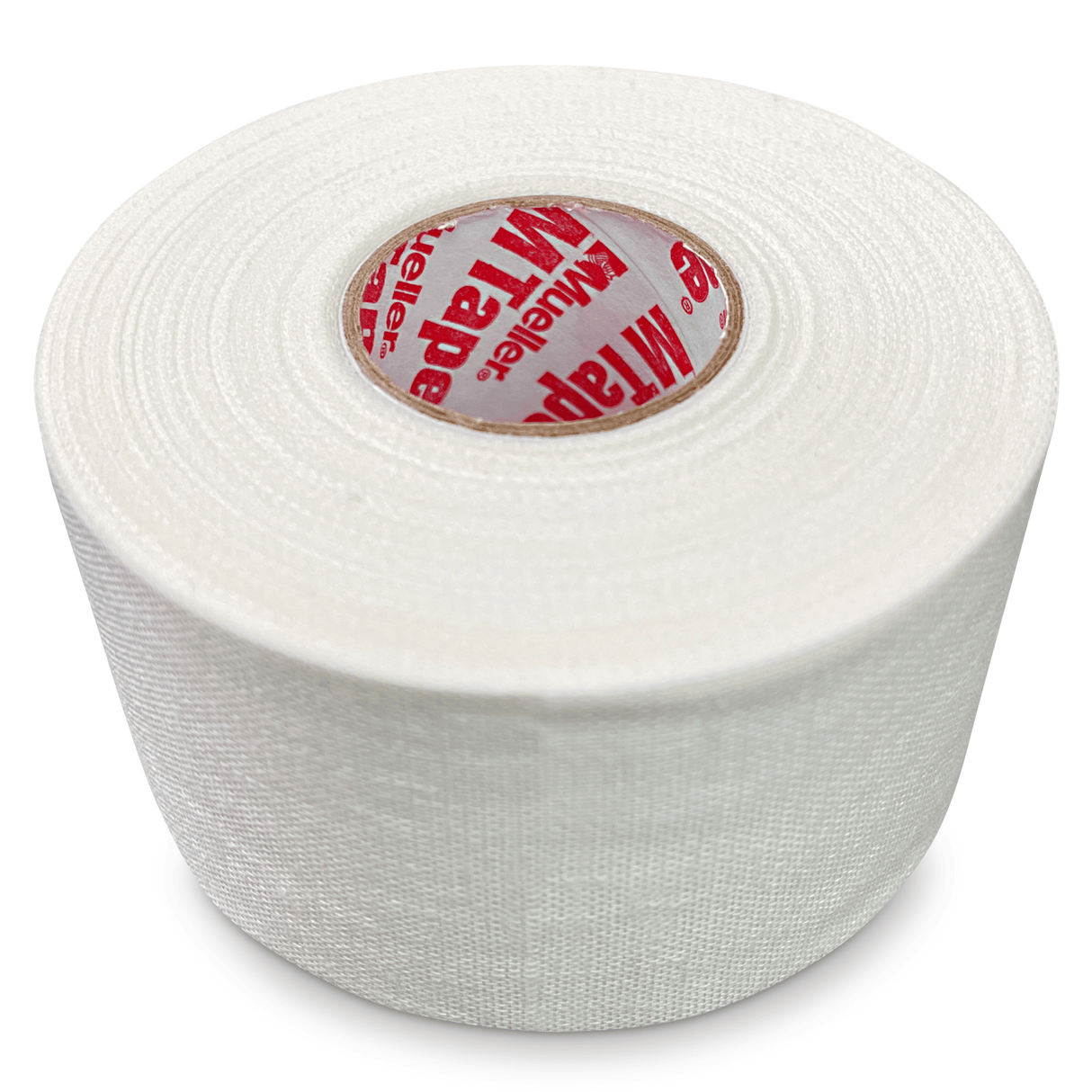 A Mueller Mtape Athletic Tape Roll on a white background.