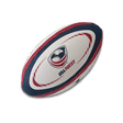 Show your Eagles support with the USA Rugby Replica Mini Ball by Gilbert, featuring a USA Rugby logo and a striking white, blue, and red design.