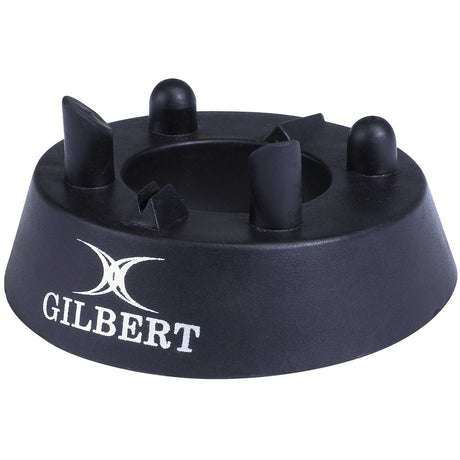 Black Gilbert 450 Precision Kicking Tee With White Gilbert Logo