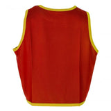 Solid Red Back of Canterbury Reversible Flag Rugby Bib