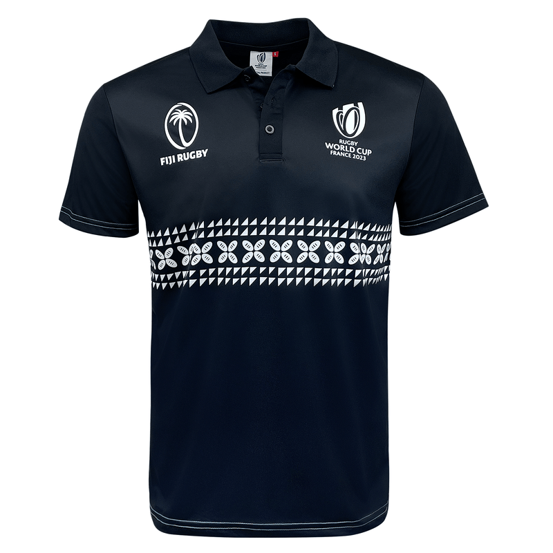 Rugby World Cup 23 x Fiji Rugby Supporter Poly Polo World Rugby Shop