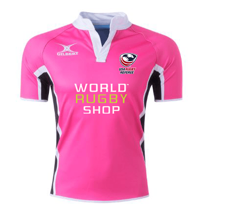 USA Rugby Referee Gilbert Reversible Jersey Pink Side