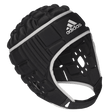 adidas Black Rugby Scrum Cap With Silver Trim and Logoadidas Black/Silver Rugby Scrum Cap Head Guard