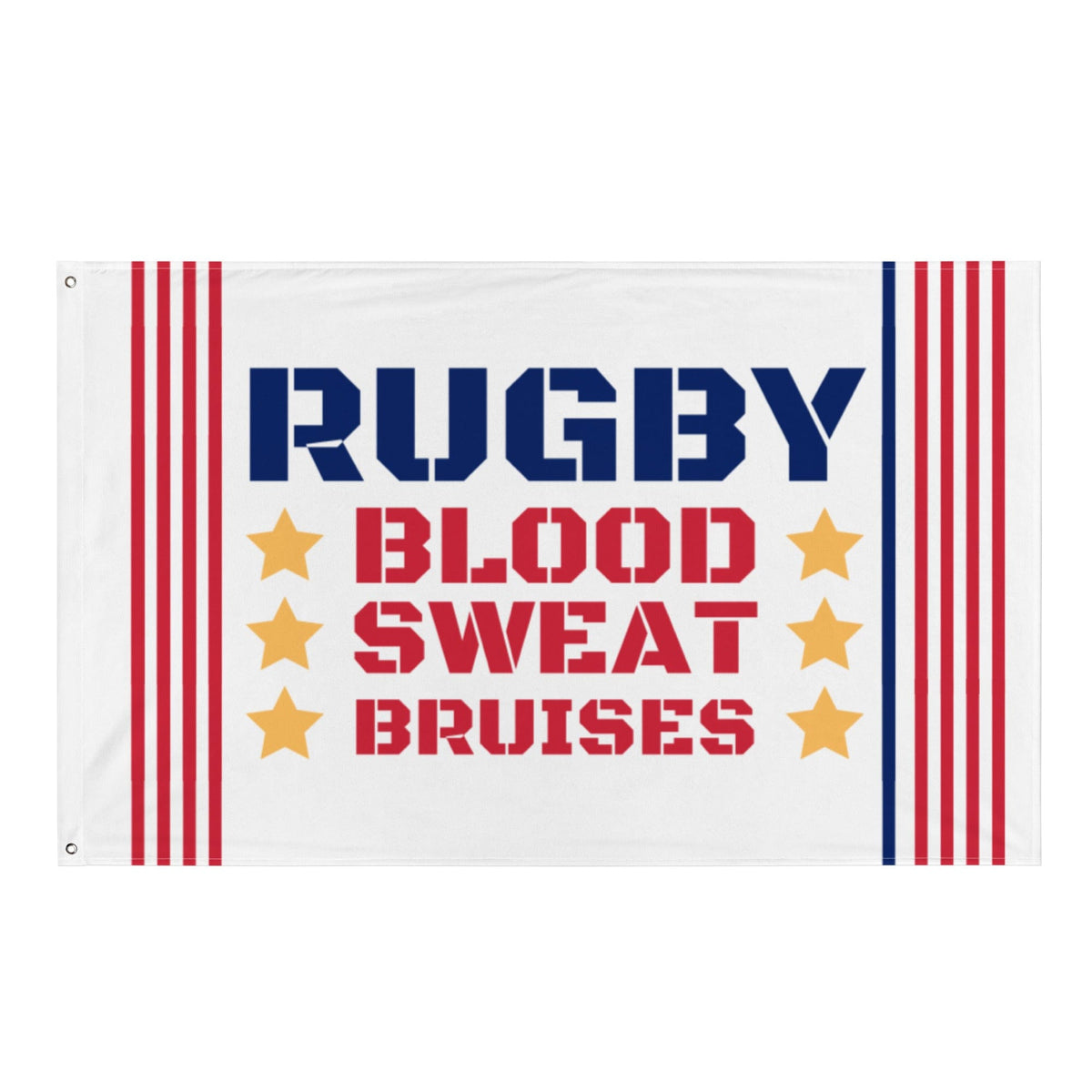 Rugby Blood Sweat Bruises Flag - World Rugby Shop