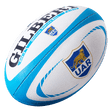 Gilbert Argentina Replica Rugby Ball Blue And White With UAR Logo