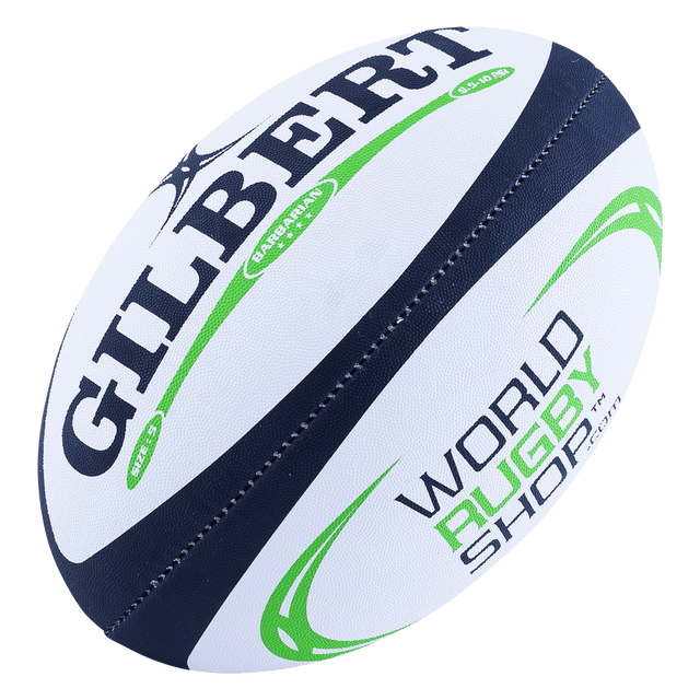 Barbarian Match Rugby Ball by Gilbert with WorldRugbyShop branding