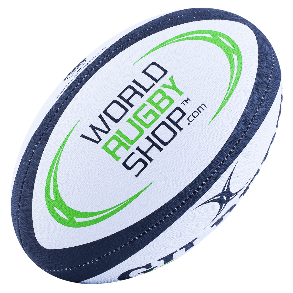 Gilbert Barbarian Match Rugby Ball With World Rugby Shop Logo