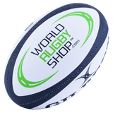 Gilbert Barbarian Match Rugby Ball With World Rugby Shop Logo