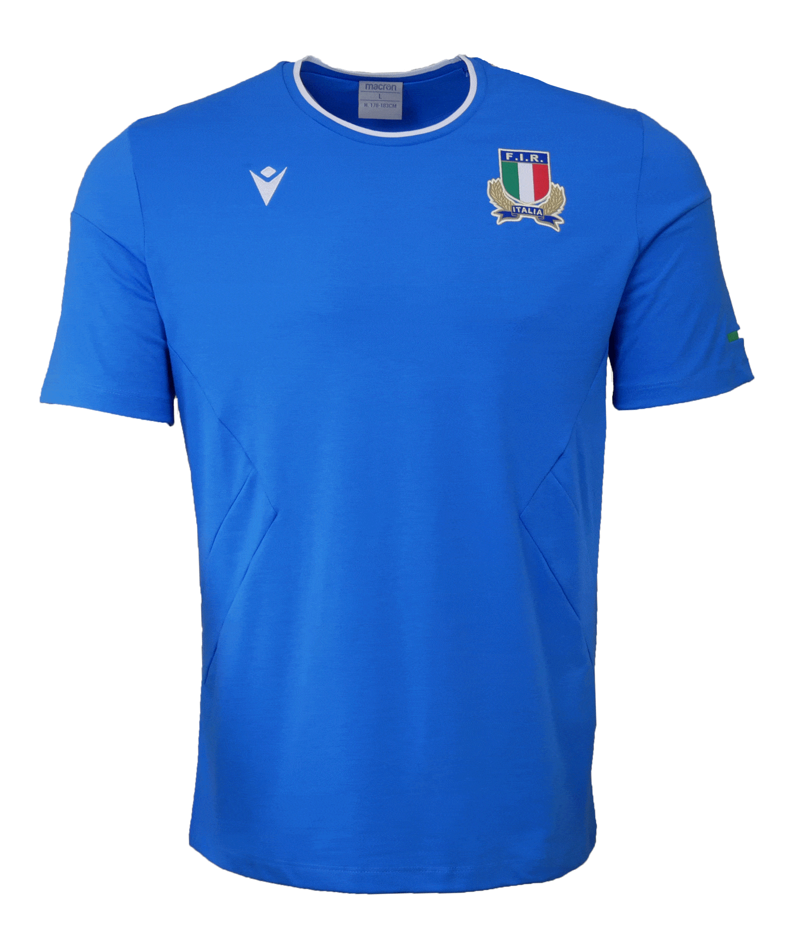 Italy FIR Rugby Travel T-Shirt 22/23 by Macron