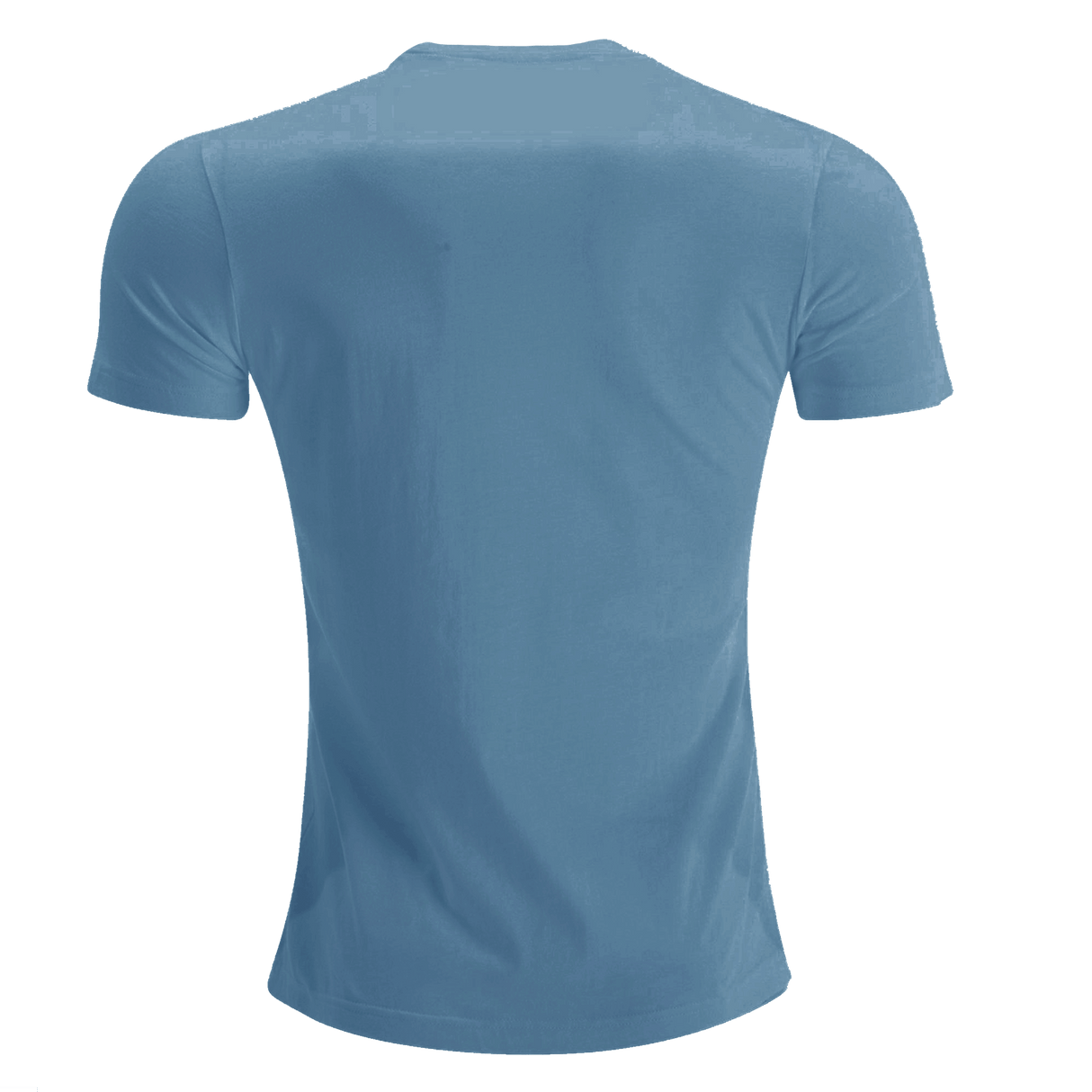 The back of a W.P Rugby Blue T-Shirt.