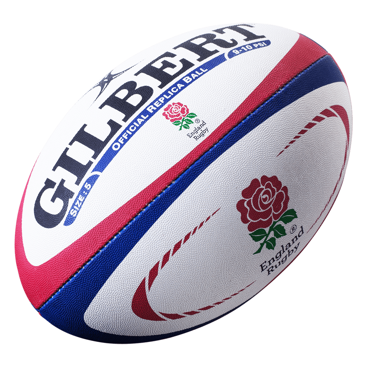 Gilbert England Replica Rugby Ball With England Rugby Rose Logo