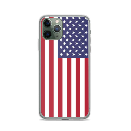 USA United States of America Flag covering back of iPhone Case