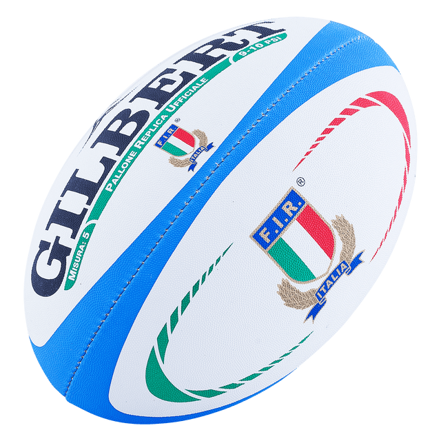 Gilbert Italy Replica Rugby Ball With Gilbert & Italy Logos