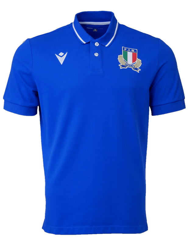 The Italy FIR Home Polo 22/23 by Macron in blue.