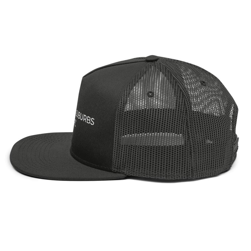 Snapback Hats – Charcoal Black, mesh back