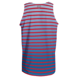 A red and blue striped Stormers Rugby Fan Singlet.