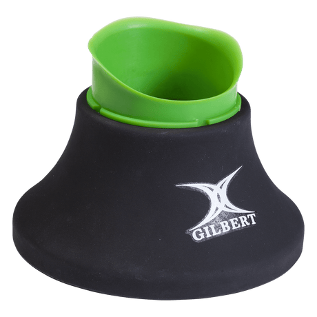 Gilbert Telescopic Kicking Tee Black Base With White Gilbert Logo