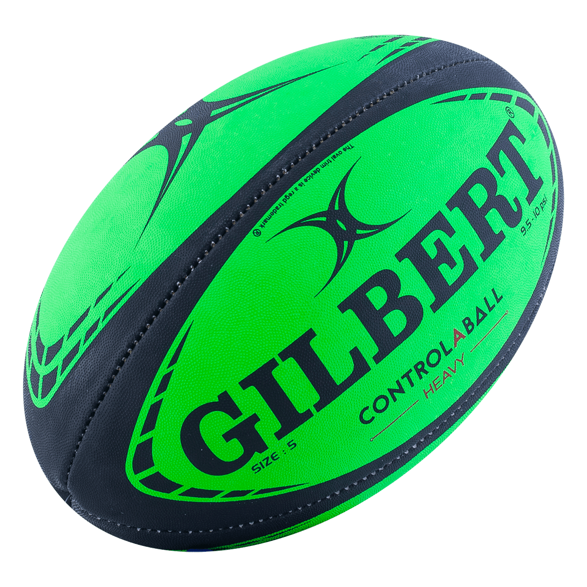 Close up of Heavy Gilbert Rugby Ball