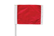 Close Up of Red Rugby Corner Flag