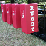 Side View of Red Foam Pads on X400 Pro Rugby Scrum Sled